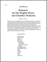 Romance Orchestra sheet music cover